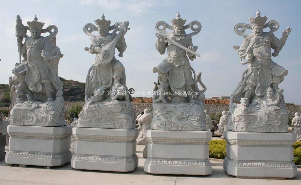 石雕四大天王像 惠安石雕廠(chǎng)直銷(xiāo)
